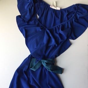 Sleeveless tie dress